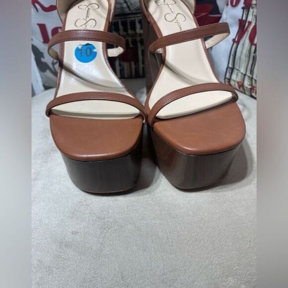 (P3)JESSICA SIMPSON‎ JP SAVERIA Platform Sandals. size 10/41.5 - Picture 2 of 12